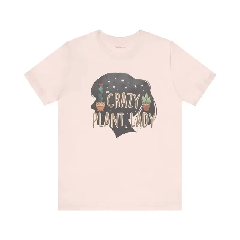 Cozy Crazy Plant Lady Tee for Bold Botanical Lovers