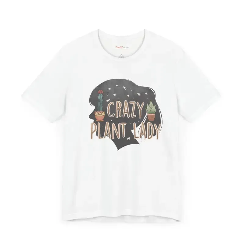 Cozy Crazy Plant Lady Tee for Bold Botanical Lovers