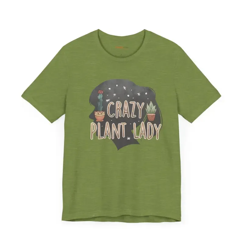 Cozy Crazy Plant Lady Tee for Bold Botanical Lovers