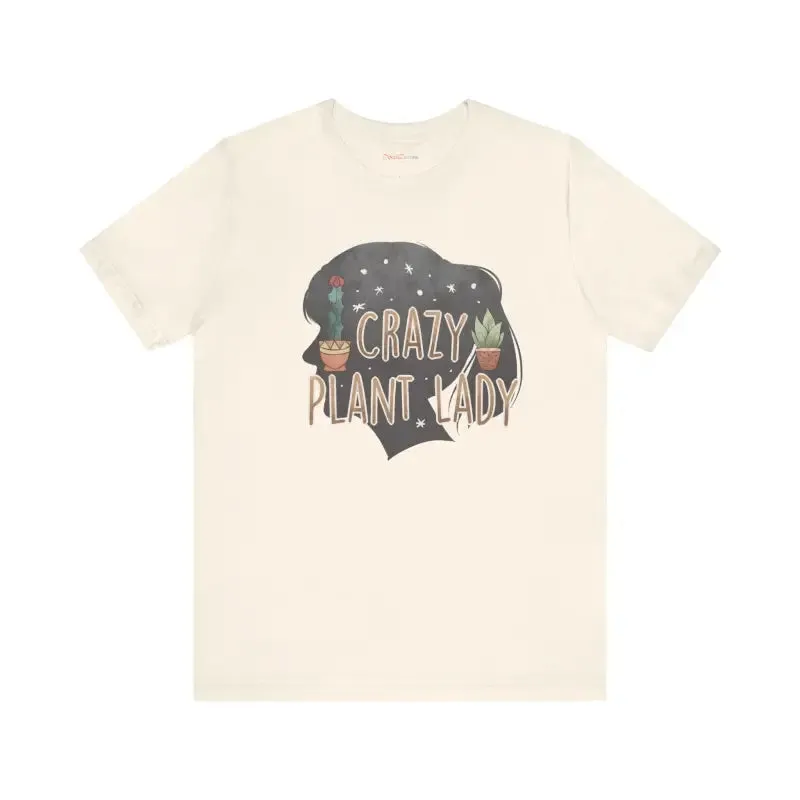 Cozy Crazy Plant Lady Tee for Bold Botanical Lovers