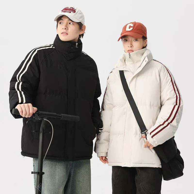 Cozy Relaxed-Fit Padded Puffer Jacket Perfect for Casual Outings