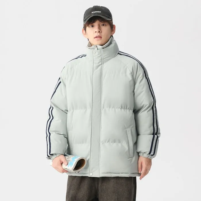 Cozy Relaxed-Fit Padded Puffer Jacket Perfect for Casual Outings