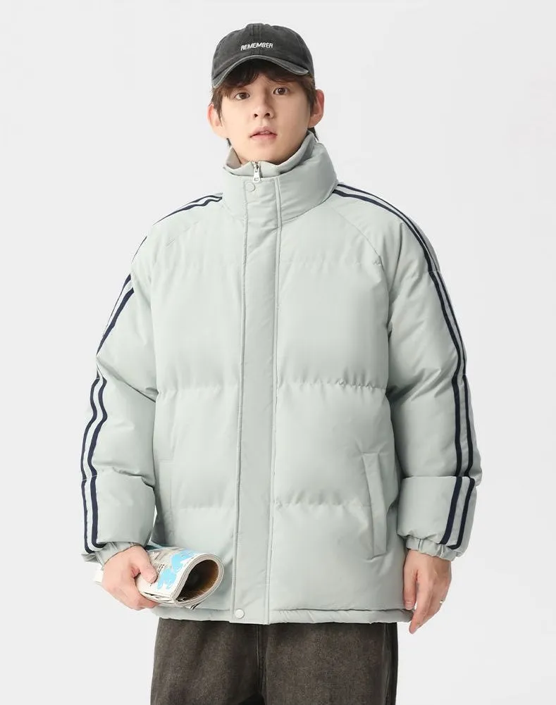 Cozy Relaxed-Fit Padded Puffer Jacket Perfect for Casual Outings