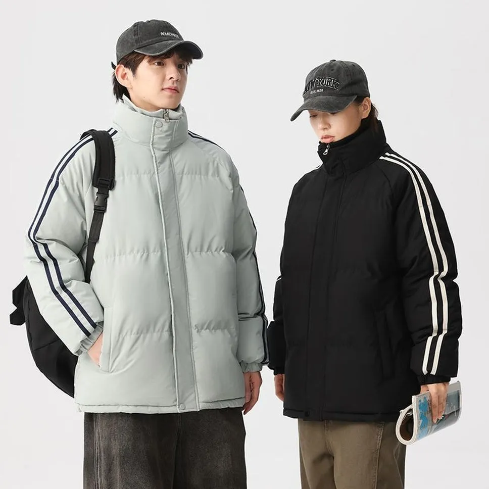 Cozy Relaxed-Fit Padded Puffer Jacket Perfect for Casual Outings