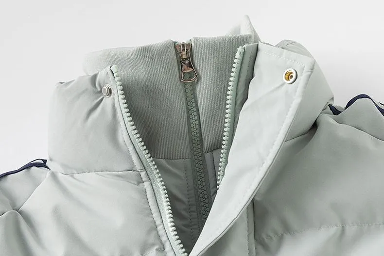 Cozy Relaxed-Fit Padded Puffer Jacket Perfect for Casual Outings
