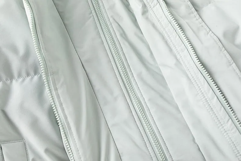 Cozy Relaxed-Fit Padded Puffer Jacket Perfect for Casual Outings