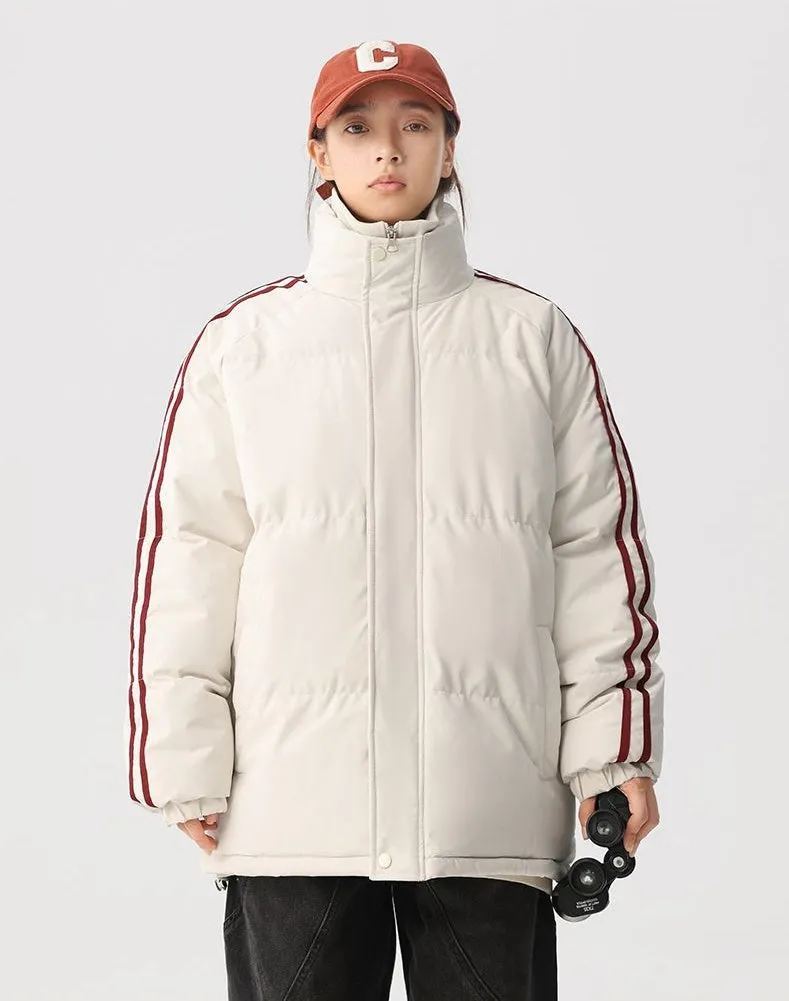Cozy Relaxed-Fit Padded Puffer Jacket Perfect for Casual Outings