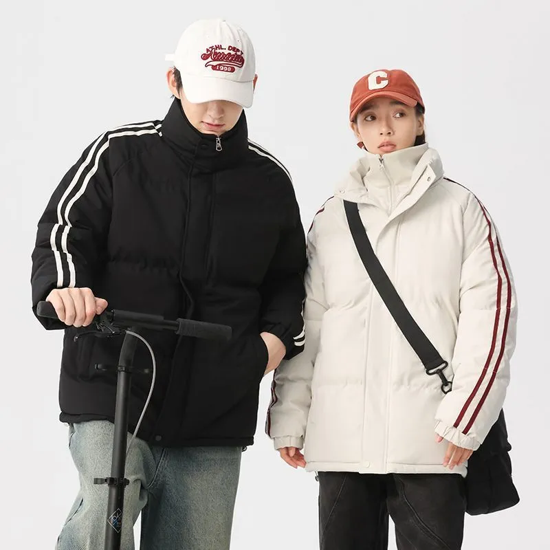Cozy Relaxed-Fit Padded Puffer Jacket Perfect for Casual Outings