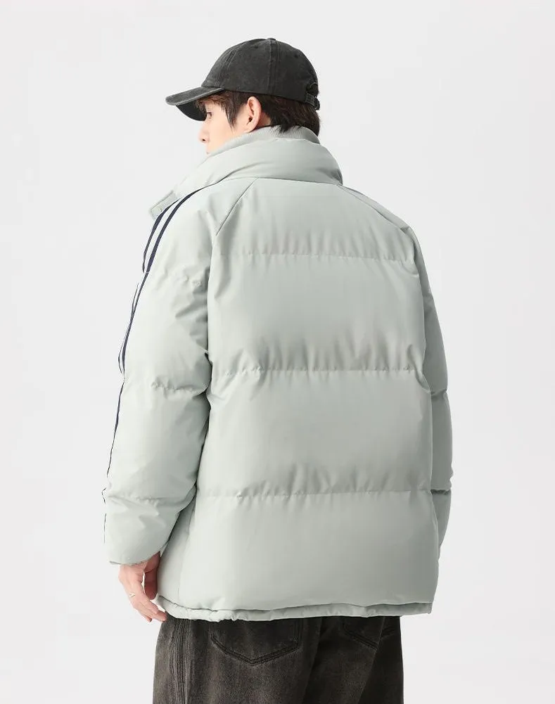 Cozy Relaxed-Fit Padded Puffer Jacket Perfect for Casual Outings