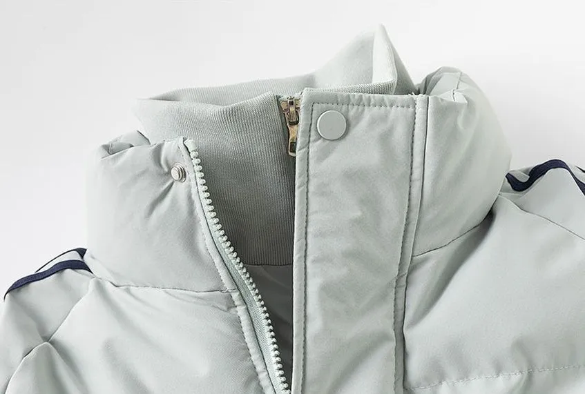 Cozy Relaxed-Fit Padded Puffer Jacket Perfect for Casual Outings