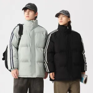 Cozy Relaxed-Fit Padded Puffer Jacket Perfect for Casual Outings