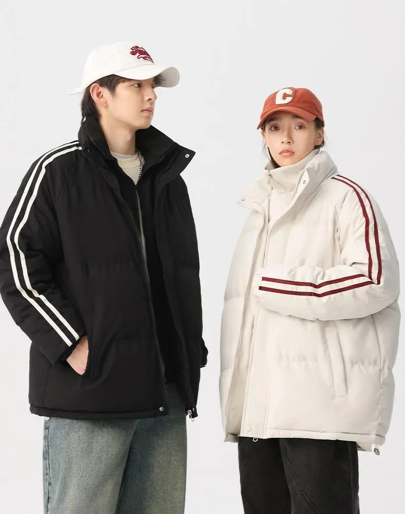 Cozy Relaxed-Fit Padded Puffer Jacket Perfect for Casual Outings