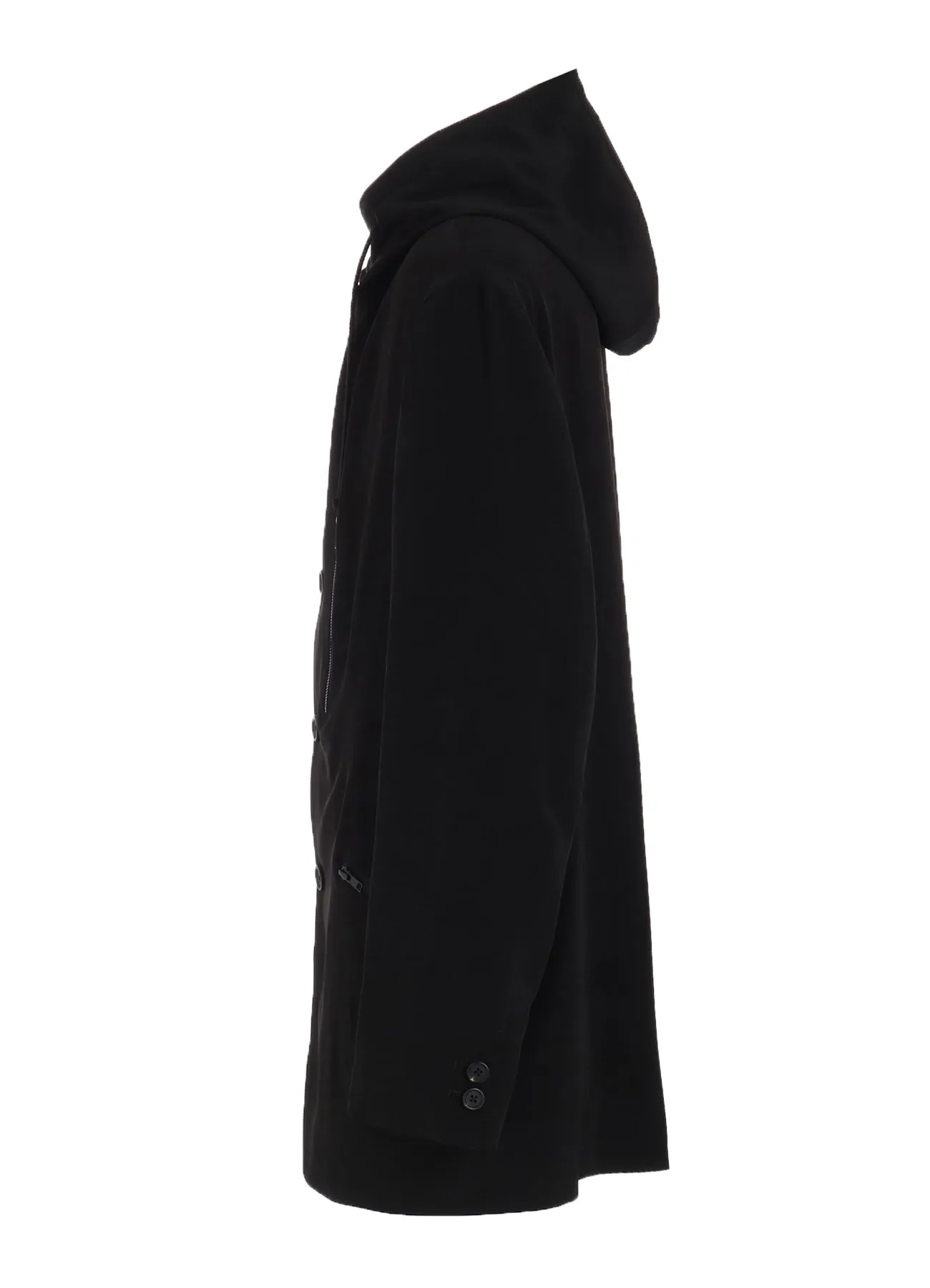 CREPE de CHINE HOODED JACKET
