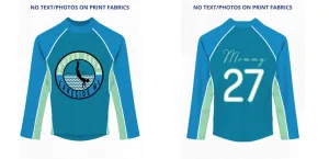 Custom Rash Guard (Kids, Women, Men) Long Sleeve