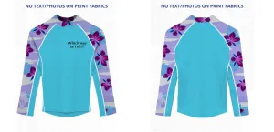 Custom Rash Guard (Kids, Women, Men) Long Sleeve