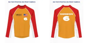 Custom Rash Guard (Kids, Women, Men) Long Sleeve