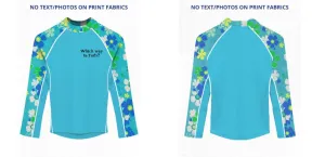Custom Rash Guard (Kids, Women, Men) Long Sleeve