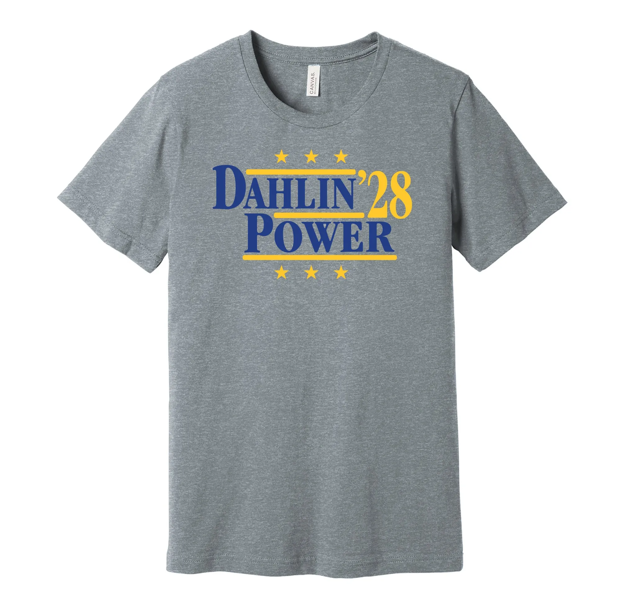 Dahlin & Power '28 - Buffalo Hockey Legends Political Campaign Parody T-Shirt - Hyper Than Hype Shirts