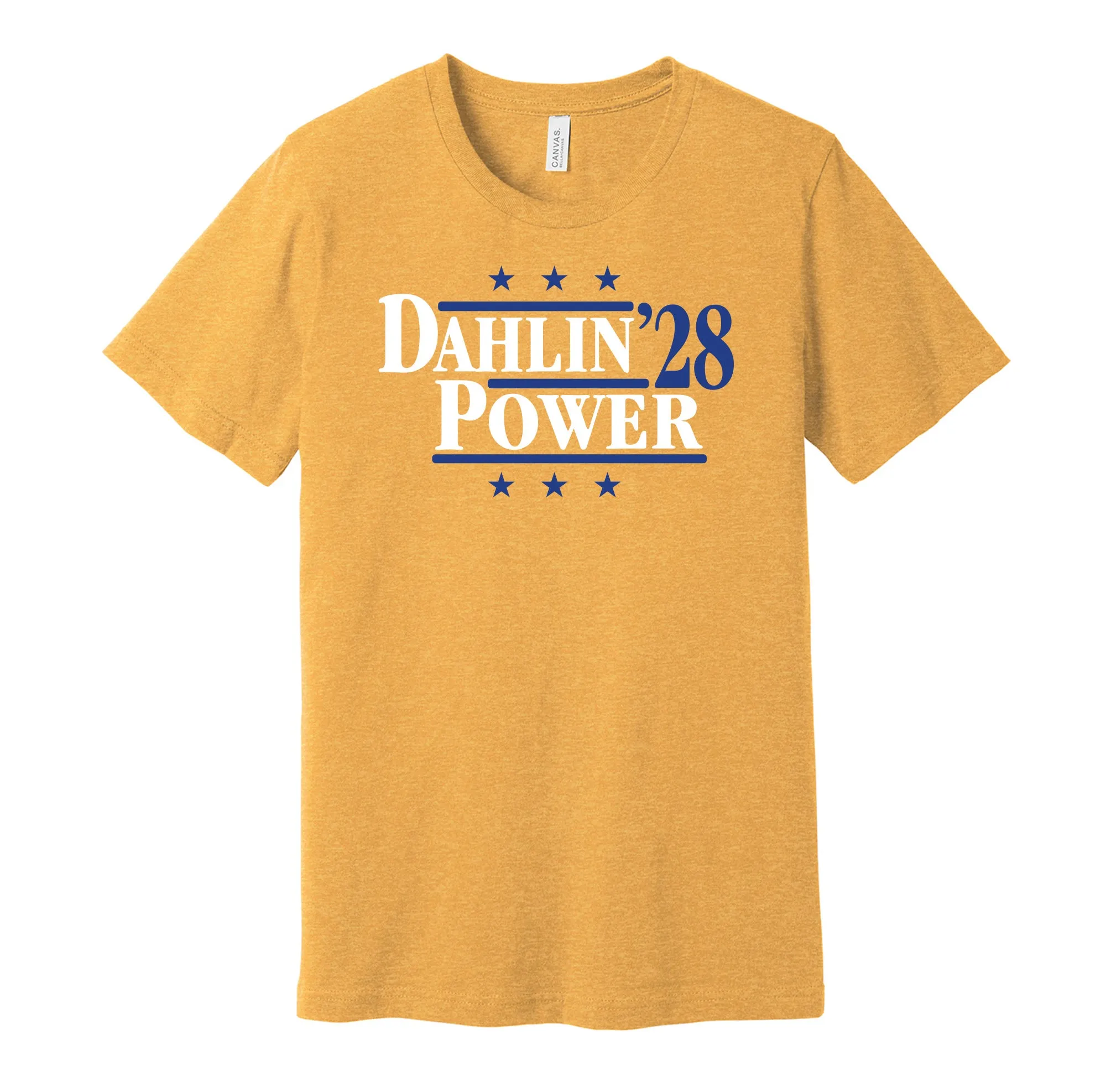 Dahlin & Power '28 - Buffalo Hockey Legends Political Campaign Parody T-Shirt - Hyper Than Hype Shirts