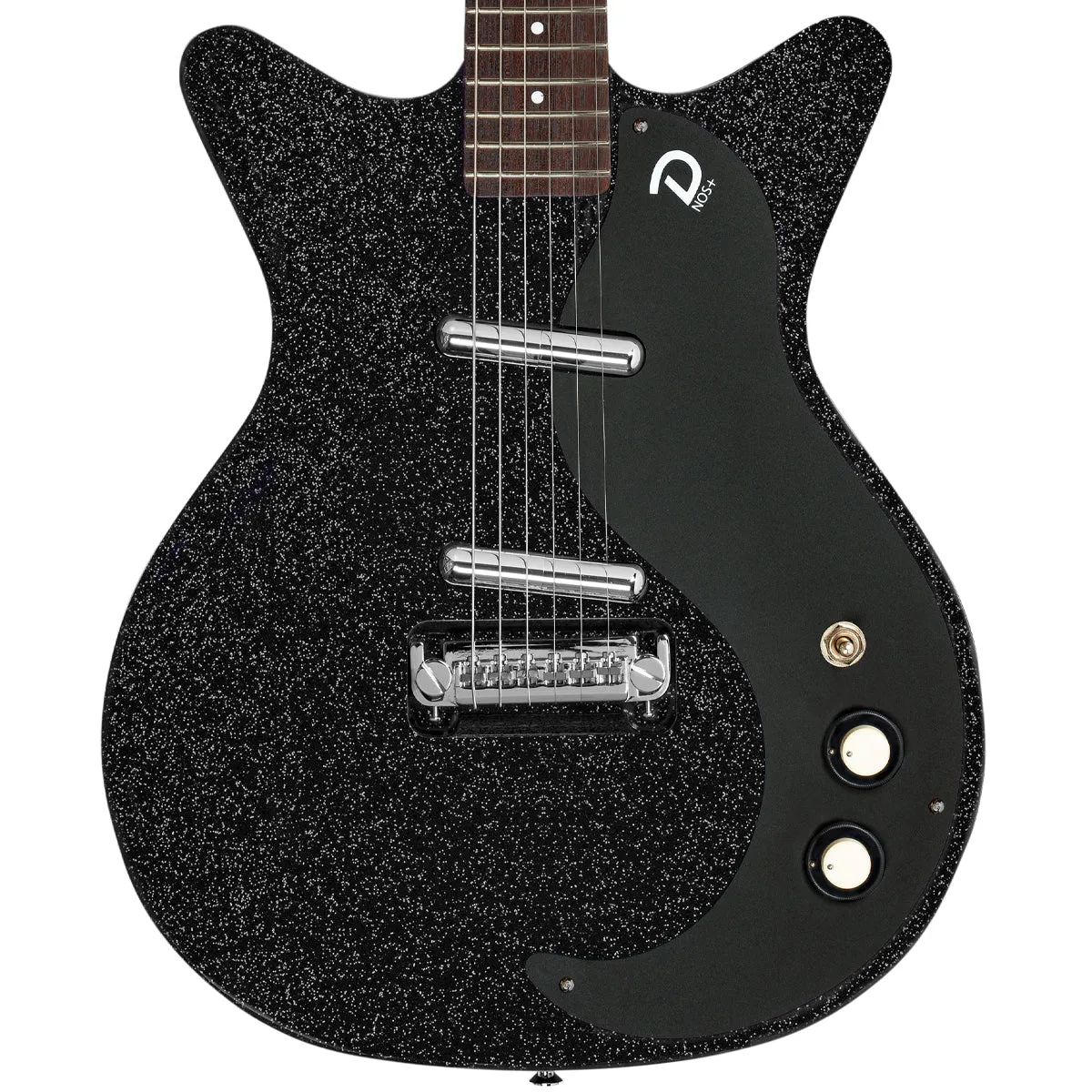 Danelectro Blackout '59M NOS  Electric Guitar ~ Black Metalflake