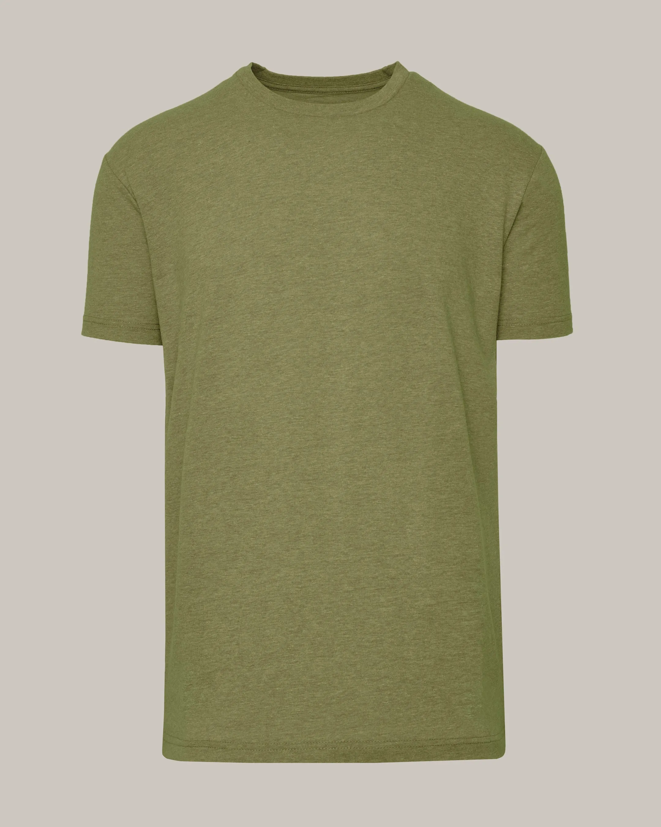 Dark Heather Willow Short Sleeve Crew Neck Tee