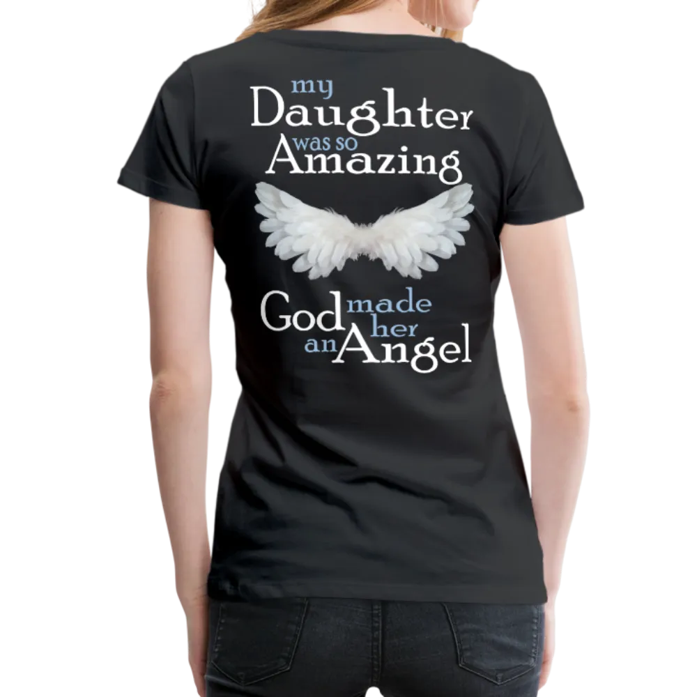 Daughter Amazing Angel Women’s Premium T-Shirt (CK1608W)