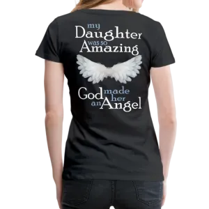 Daughter Amazing Angel Women’s Premium T-Shirt (CK1608W)