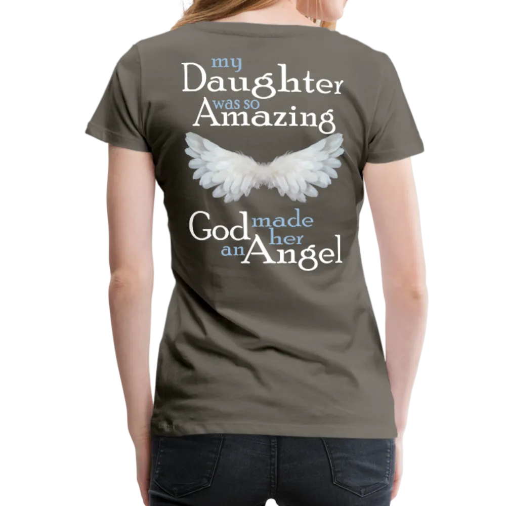 Daughter Amazing Angel Women’s Premium T-Shirt (CK1608W)