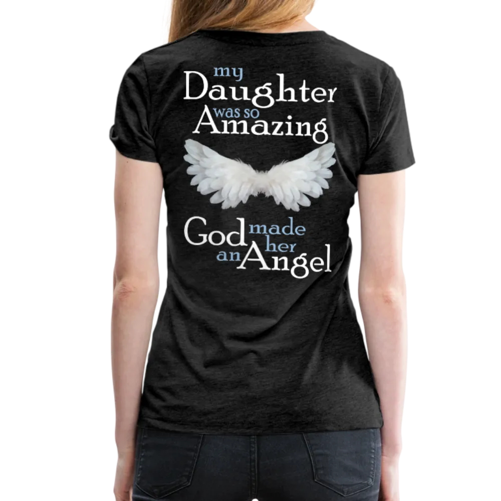 Daughter Amazing Angel Women’s Premium T-Shirt (CK1608W)