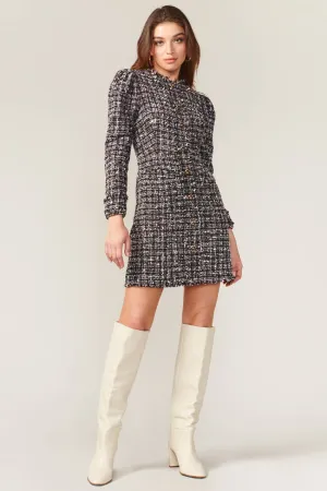 Dawn Tailored Tweed Dress