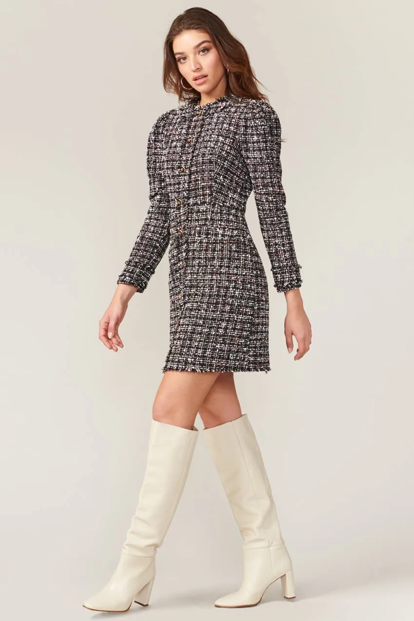Dawn Tailored Tweed Dress