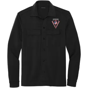D.C.T. : Embroidered Double-Knit Snap Front Jacket