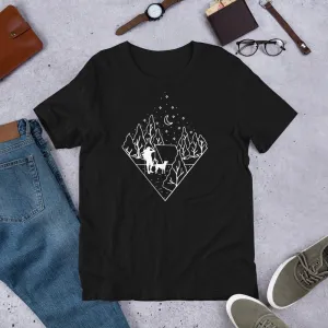 Dog Dad Camping T-Shirt