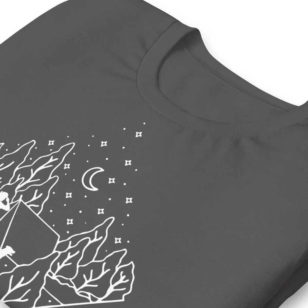 Dog Dad Camping T-Shirt