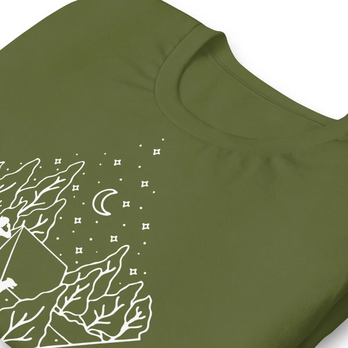 Dog Dad Camping T-Shirt