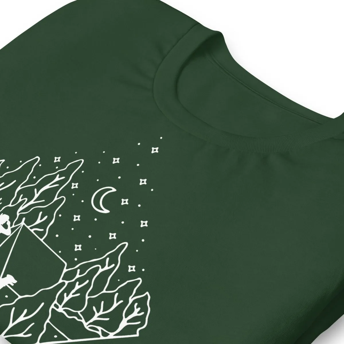 Dog Dad Camping T-Shirt