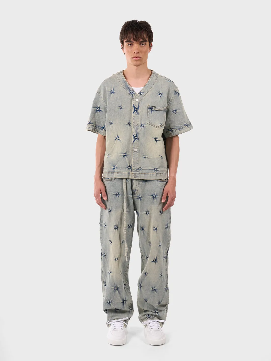 Don't Waste Culture Alois Denim Shirt | Pale