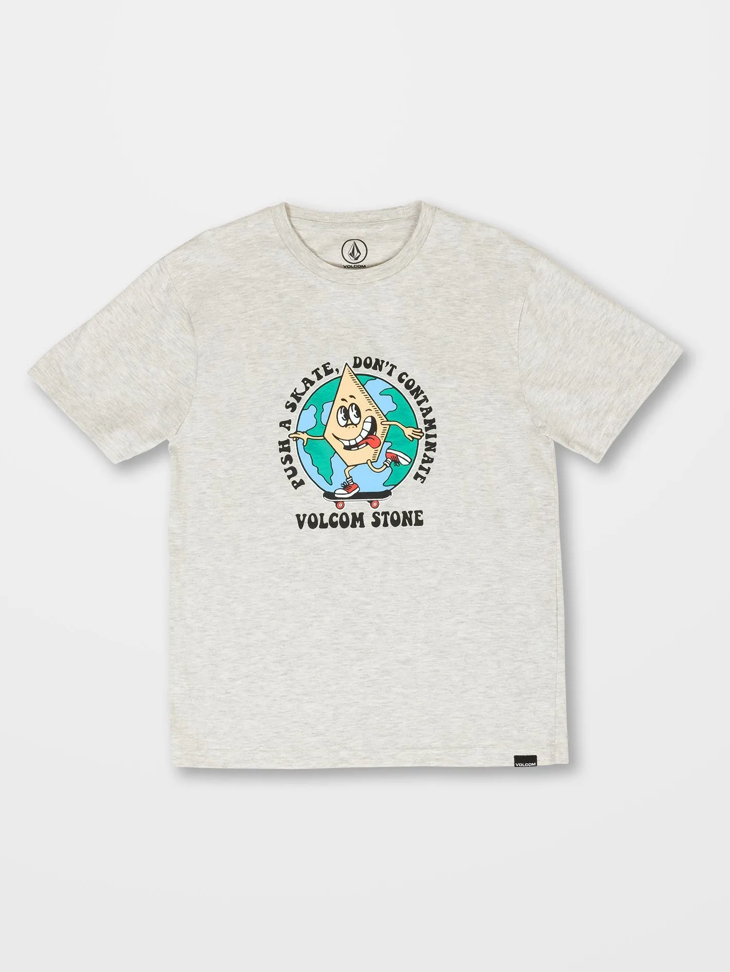 Dontcontaminate T-Shirt - BONE HEATHER - (KINDER)