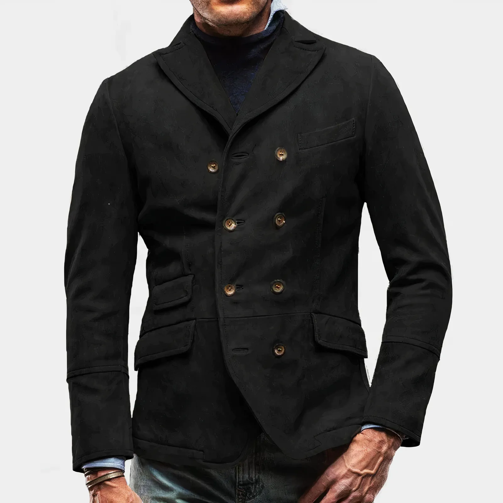 Double-breasted blazer – absurd