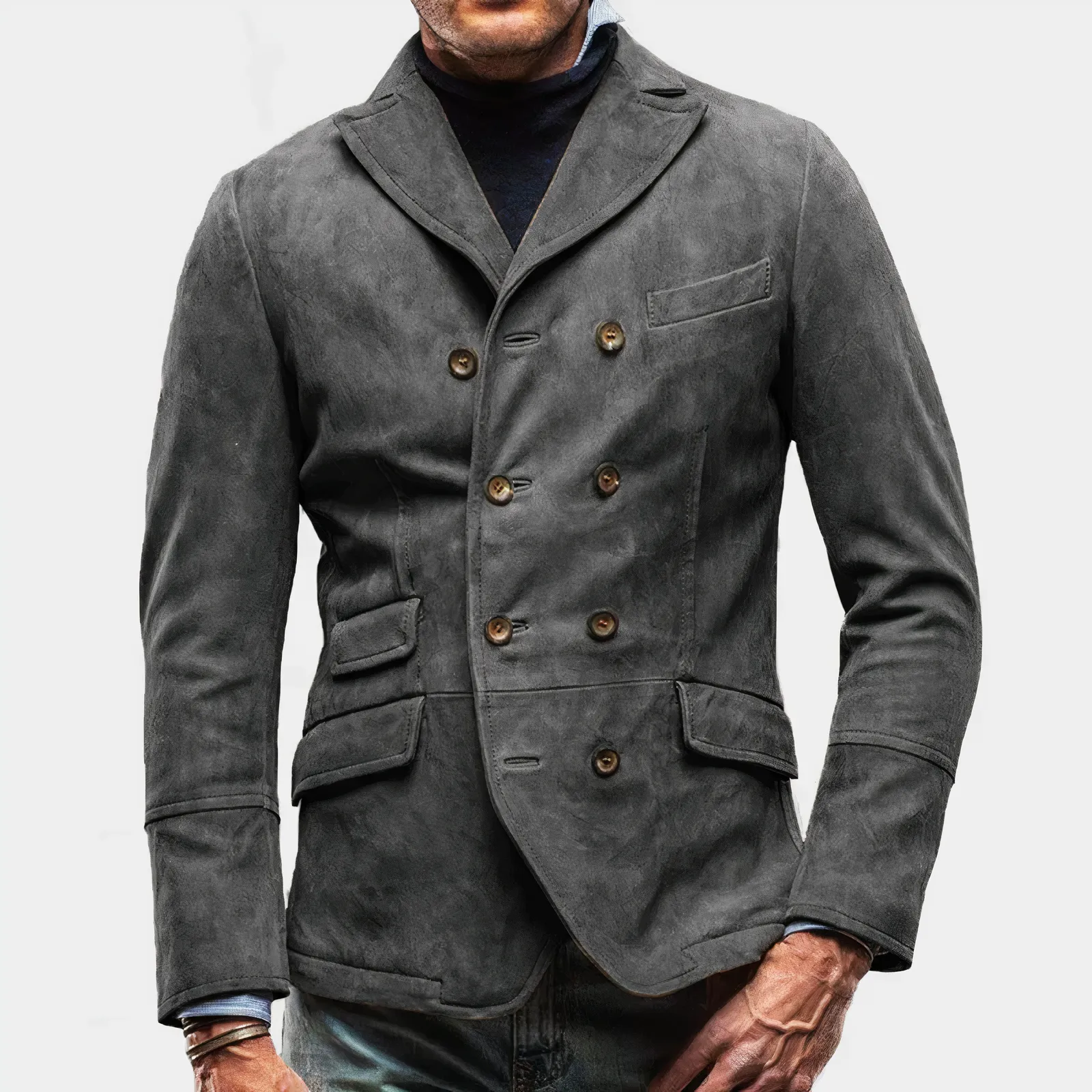 Double-breasted blazer – absurd