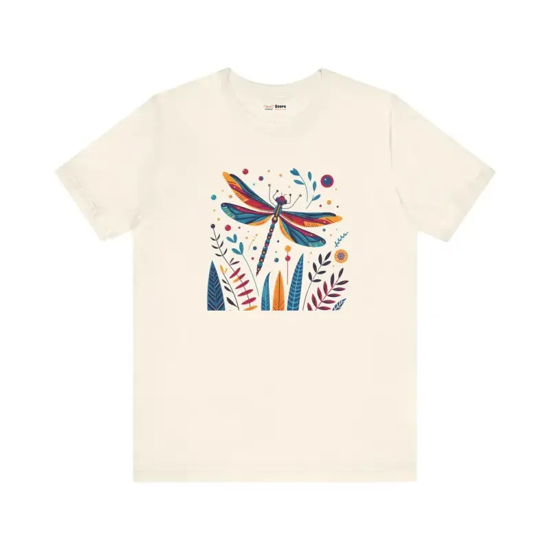 Dragonfly Nature Fusion Unisex Jersey Short Tee