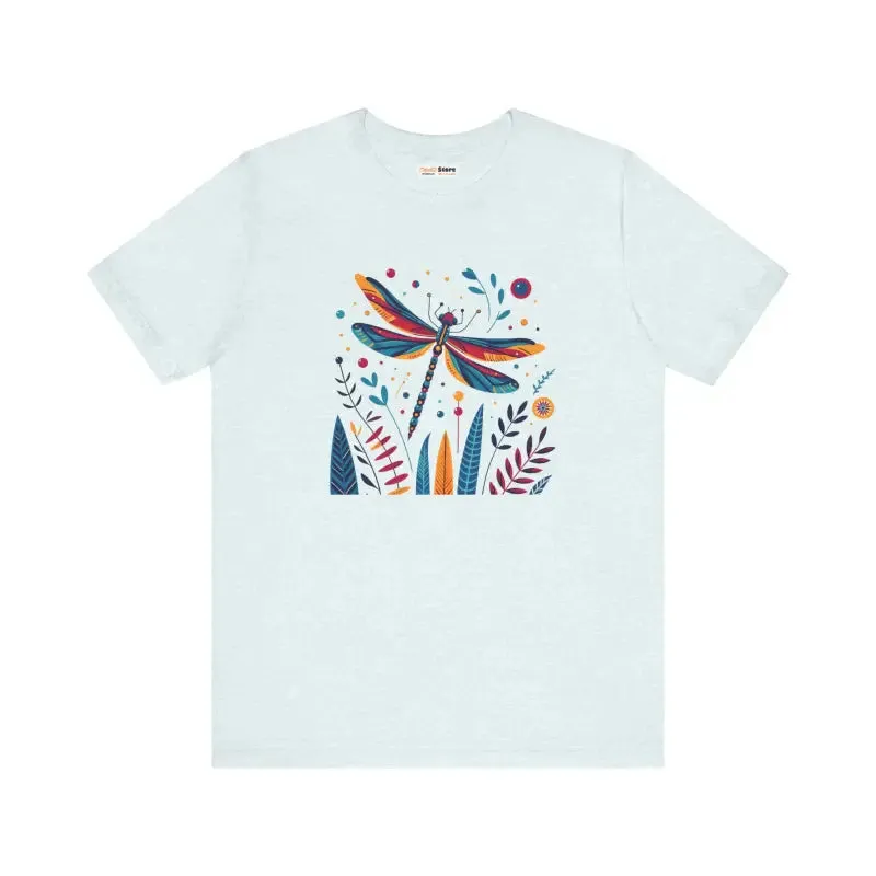 Dragonfly Nature Fusion Unisex Jersey Short Tee