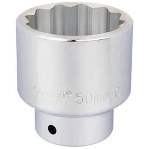 Draper 16707 12 Point Socket, 3/4" Sq. Dr., 50Mm Dr-16707