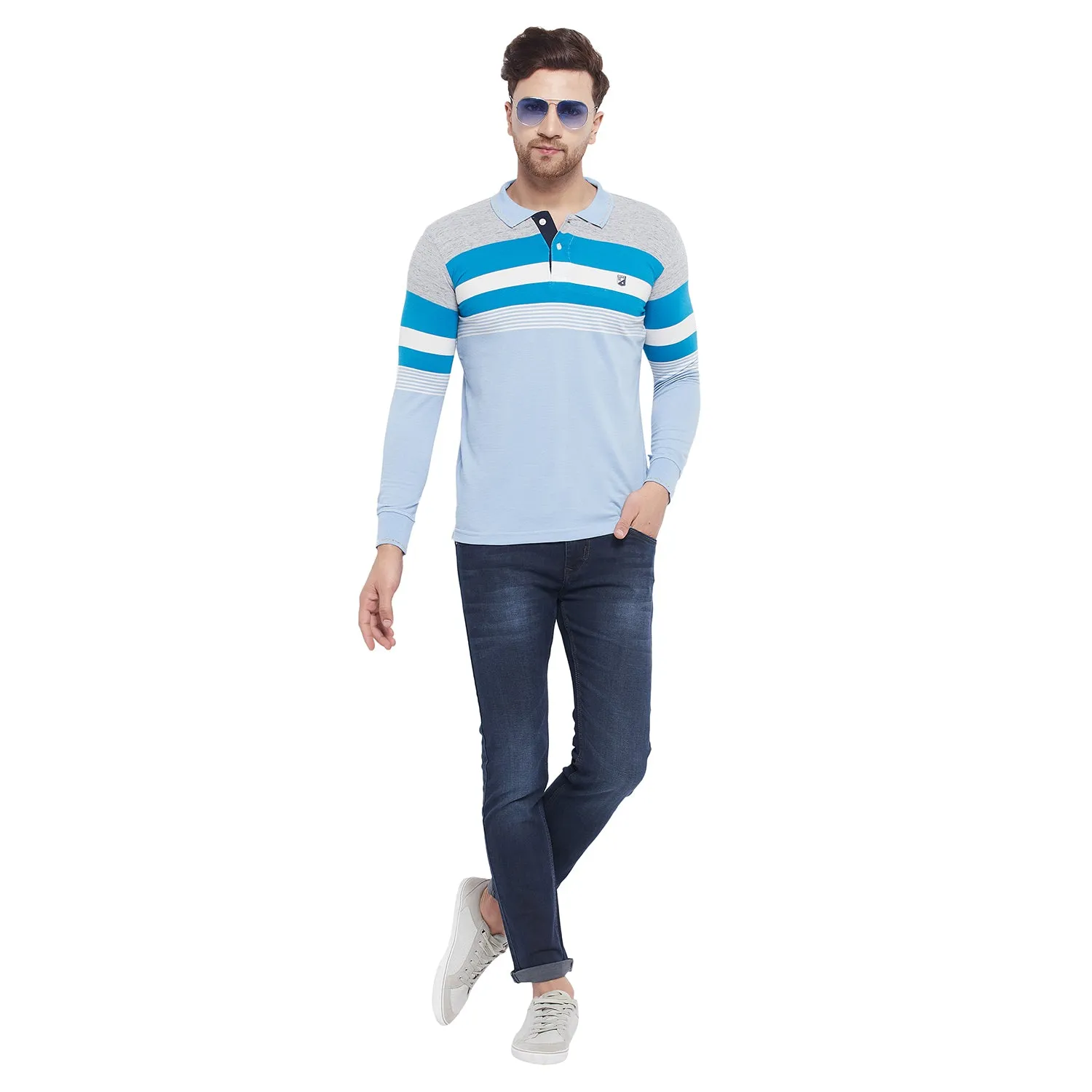 Duke Stardust Men Full Sleeve Cotton T-Shirt (LF3904)