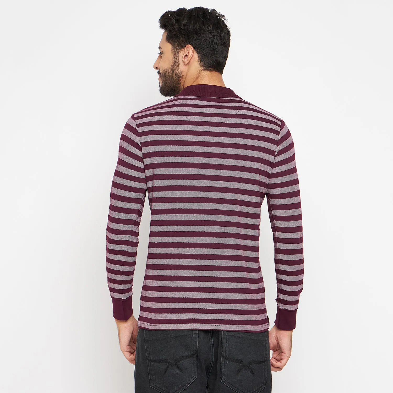Duke Stardust Men Full Sleeve Cotton T-shirt (LF3962S)