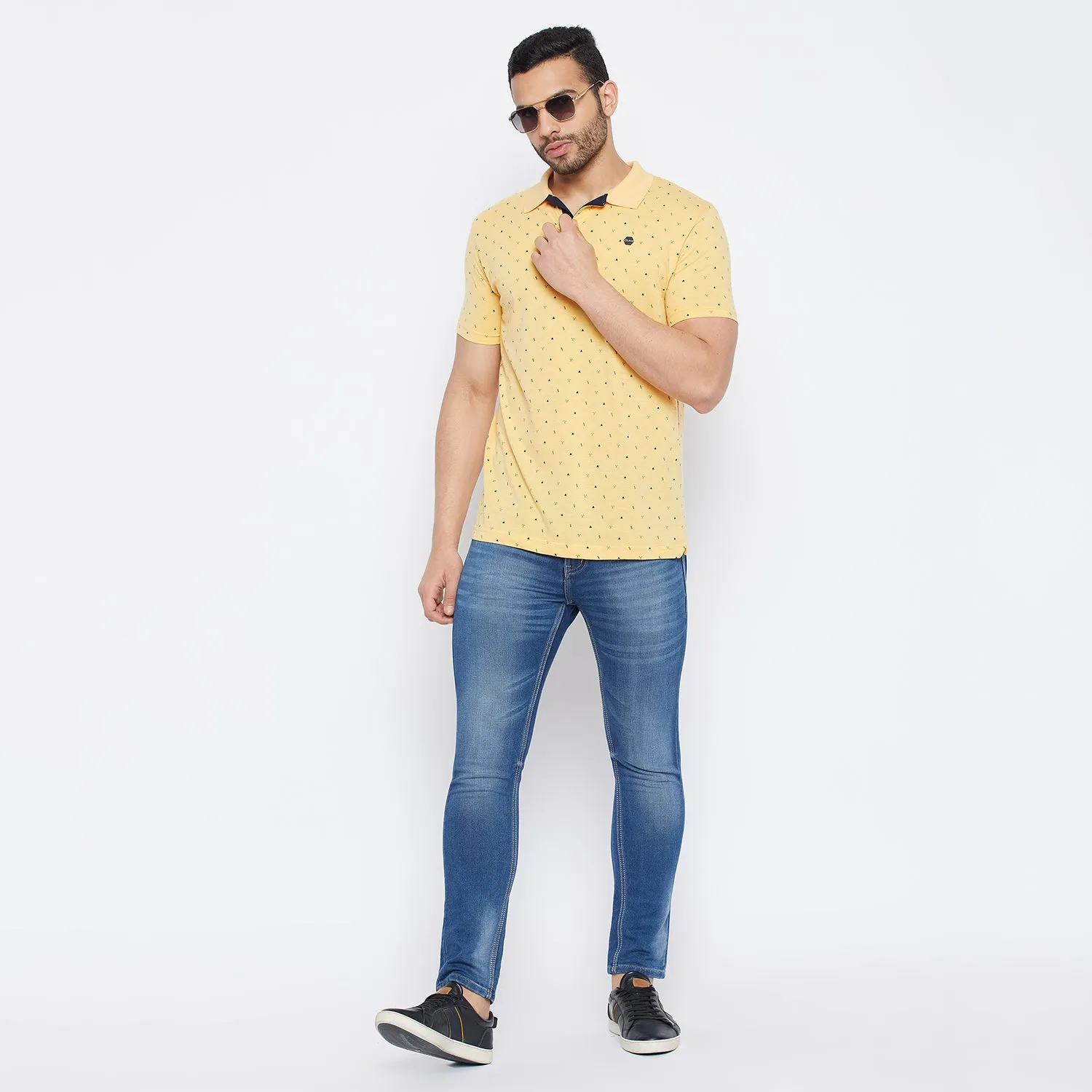 Duke Stardust Men Half Sleeve Cotton T-shirt (4040F)