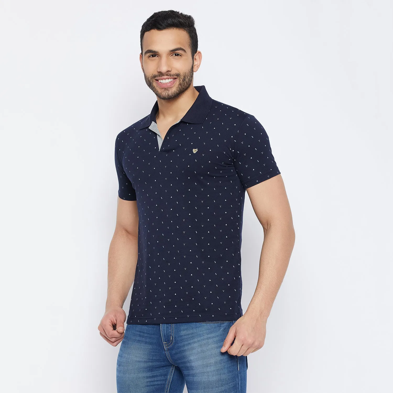Duke Stardust Men Half Sleeve Cotton T-shirt (4040F)