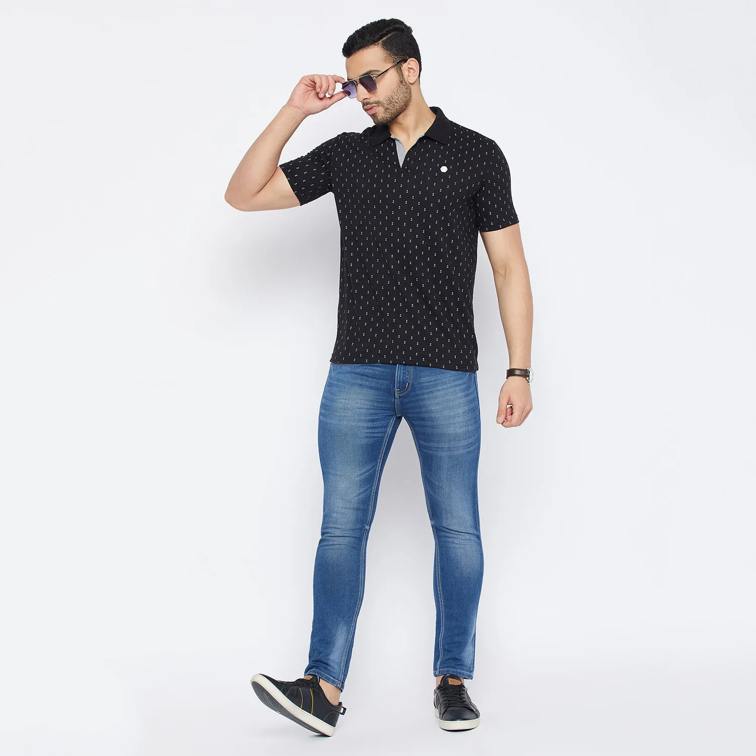 Duke Stardust Men Half Sleeve Cotton T-shirt (4040F)
