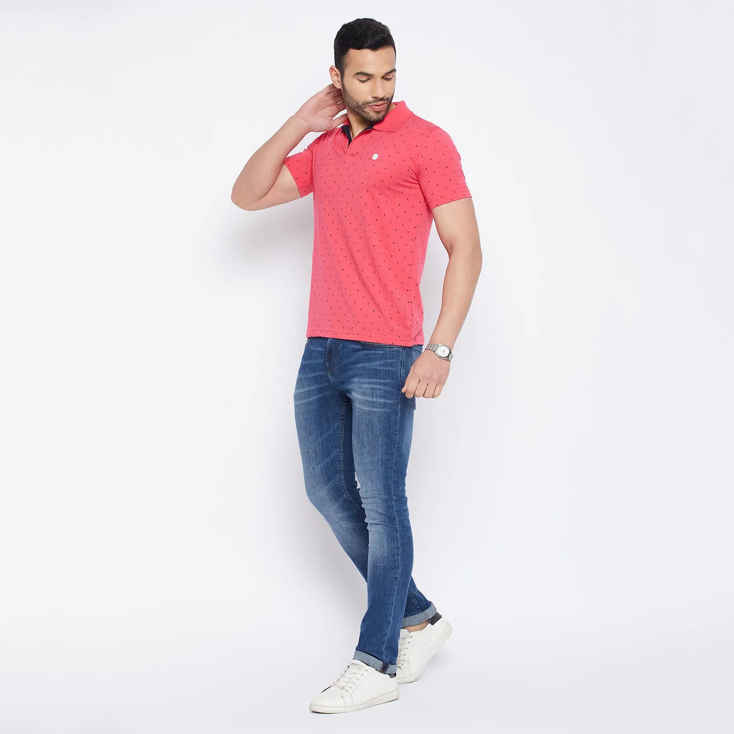 Duke Stardust Men Half Sleeve Cotton T-shirt (4040F)