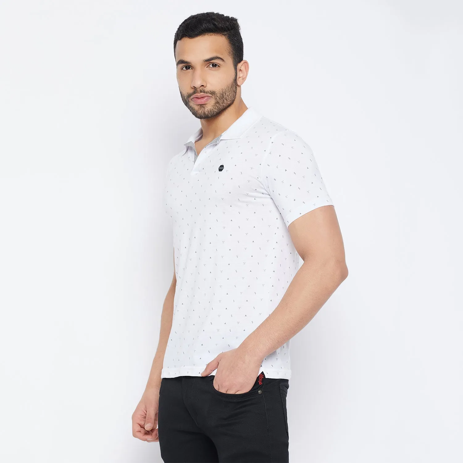 Duke Stardust Men Half Sleeve Cotton T-shirt (4040F)